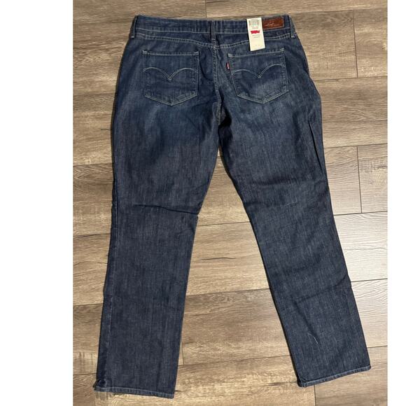 Levi's Bold Curve Straight Leg Dark Wash Jeans Size 33 x 32 NWT - Picture 3 of 8